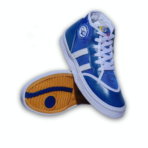 BOTA FUTSAL AZUL Y BLANCO
