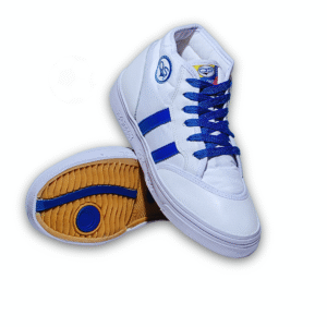 BOTA FUTSAL BLANCO Y AZUL