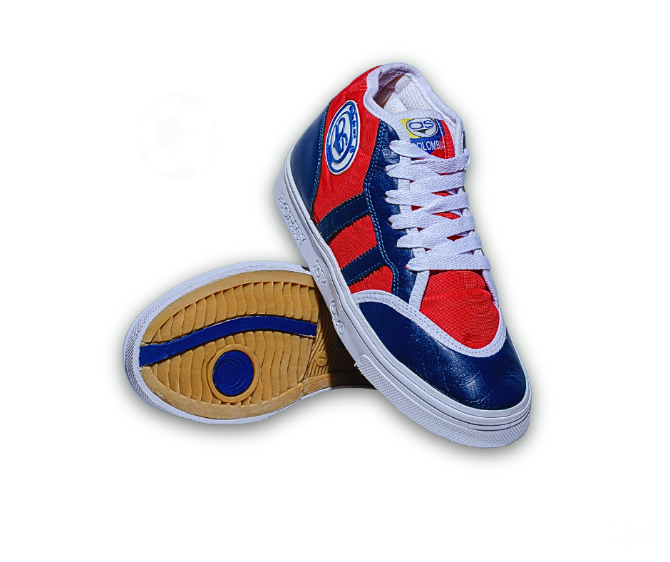 BOTA FUTSAL AZUL Y ROJO