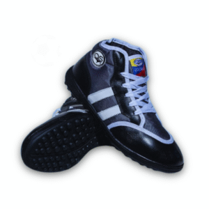 BOTA TORRETIN FUTSAL CUERO GRISNEGRO Y BLANCO