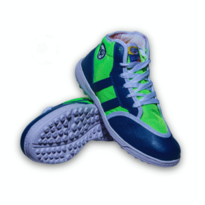 BOTA TORRETIN FUTSAL CUERO AZUL Y VERDE