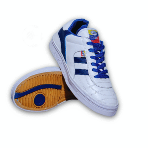ZAPATILLA FUTSAL AS  BLANCO Y AZUL