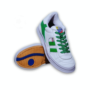 ZAPATILLA FUTSAL AS  BLANCO Y VERDE